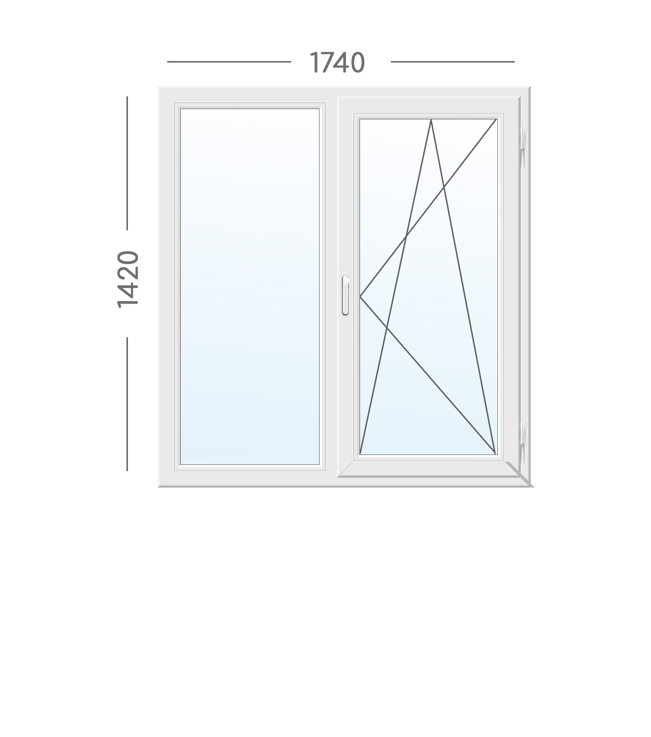 Вікно 1740х1420