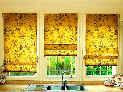 как выбрать рулонные шторы на кухню 2