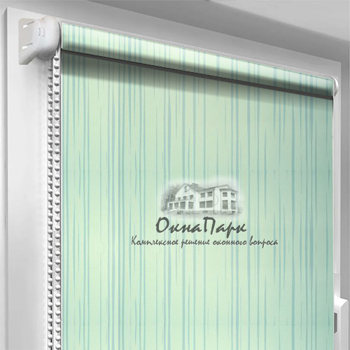 Відкриті тканинні ролети Aqua-Breeze-Blue