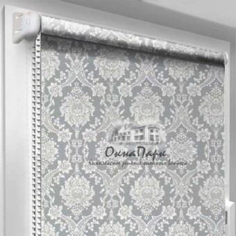 Відкриті тканинні ролети Barocco-Silver