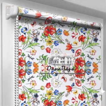 Відкриті тканинні ролети Botanic