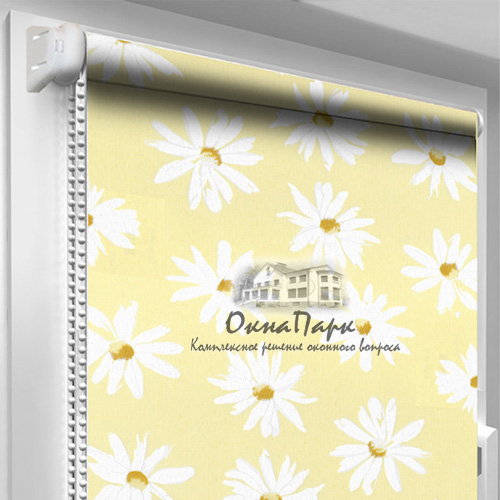 Відкриті тканинні ролети Camomile-Yellow