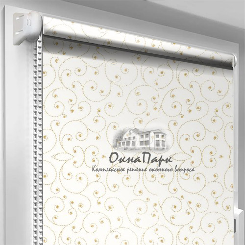 Відкриті тканинні ролети Chic-White