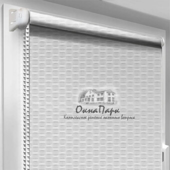 Відкриті тканинні ролети Crystal-White
