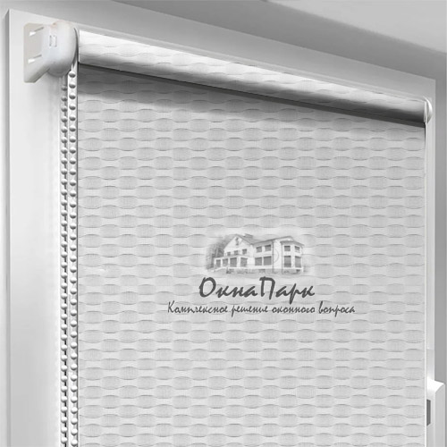 Відкриті тканинні ролети Crystal-White