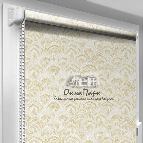 Откытые тканевые ролеты Deluxe-Vanilla
