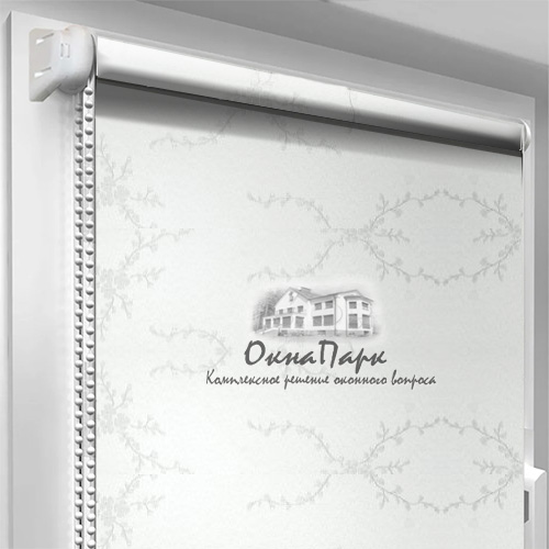 Відкриті тканинні ролети Elegia-BO-White