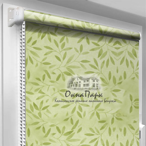 Відкриті тканинні ролети Forest-green
