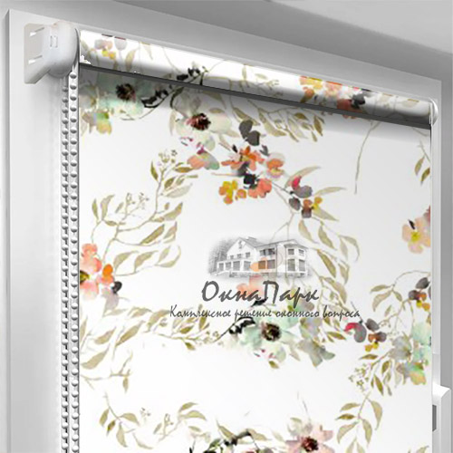 Відкриті тканинні ролети Kimono-Beige