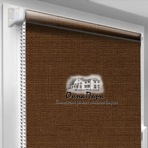 Откытые тканевые ролеты Luna-Cappuccino