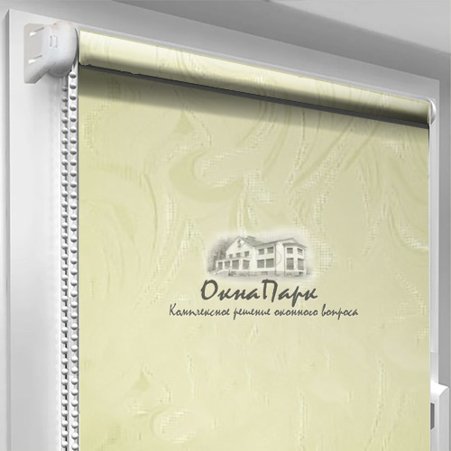 Відкриті тканинні ролети Mirage-Cream