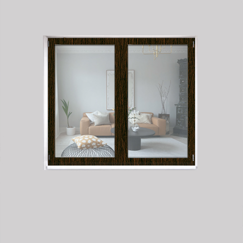 Ламінація зовнішня Темний дуб